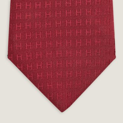 エルメス　CRAVATE FACONNEE TWIL FACONNEE Faconnee H Bicolore tie | Hermès USA